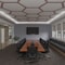 Ekena Millwork 81 56W x 47 14H x 14T Large Westmore Decorative Fretwork Wood Ceiling Panels, Walnut CELW82X47X0250WSTWA - alternate 9